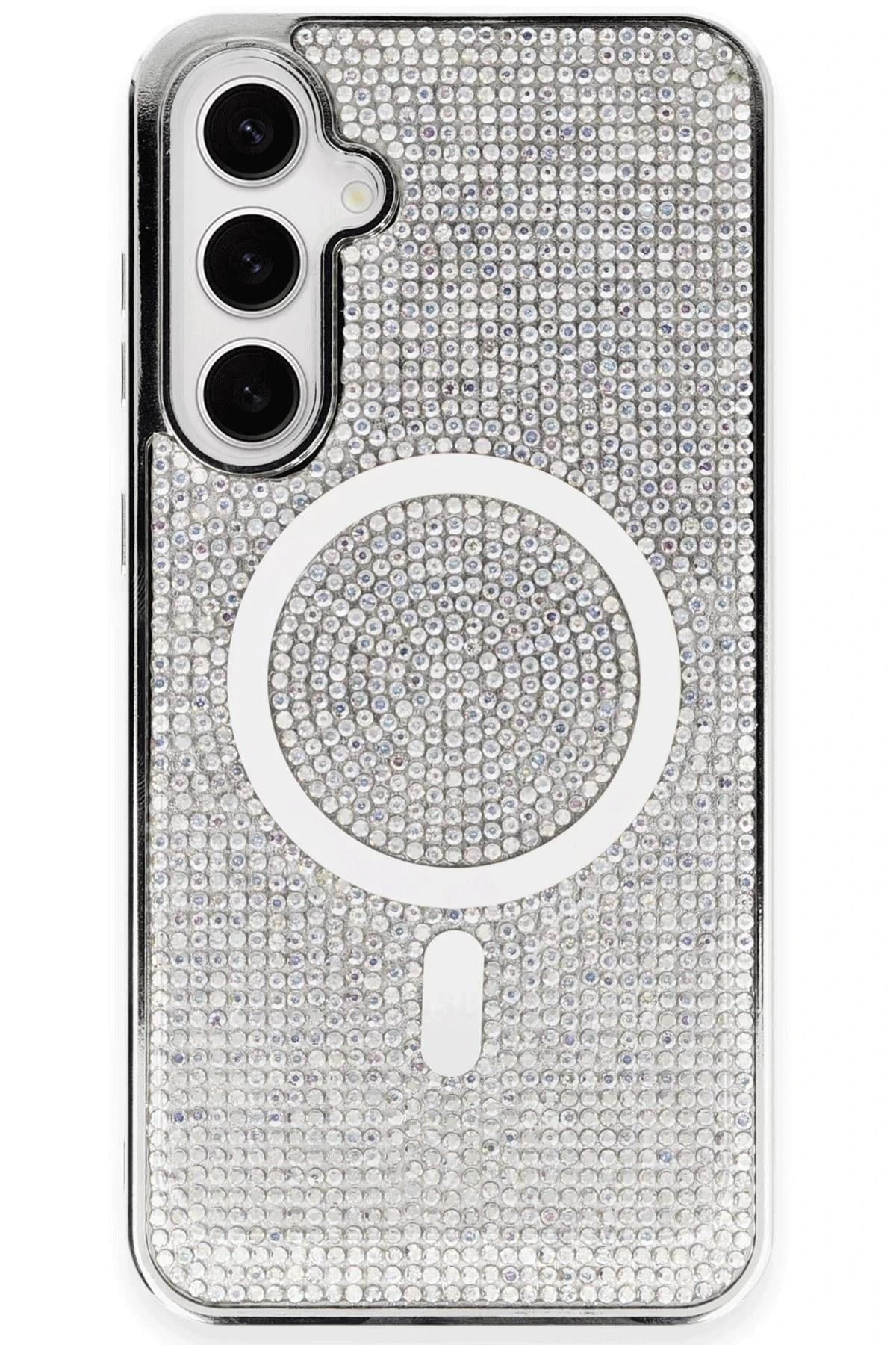 Mey İthalat®  Samsung Galaxy S23 Kılıf Helen Magsafe Kapak - Rainbow