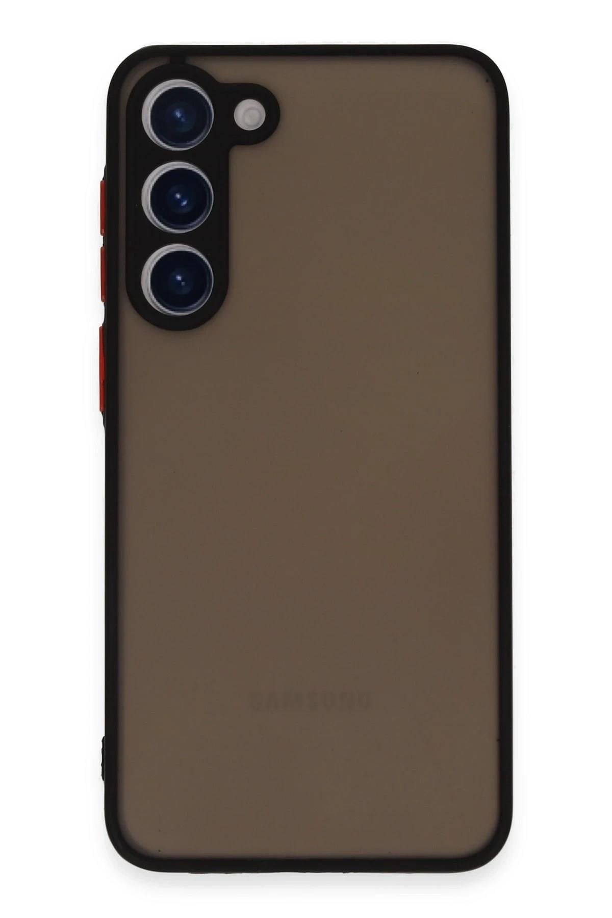 Mey İthalat®  Samsung Galaxy S23 Plus Kılıf Montreal Silikon Kapak - Siyah
