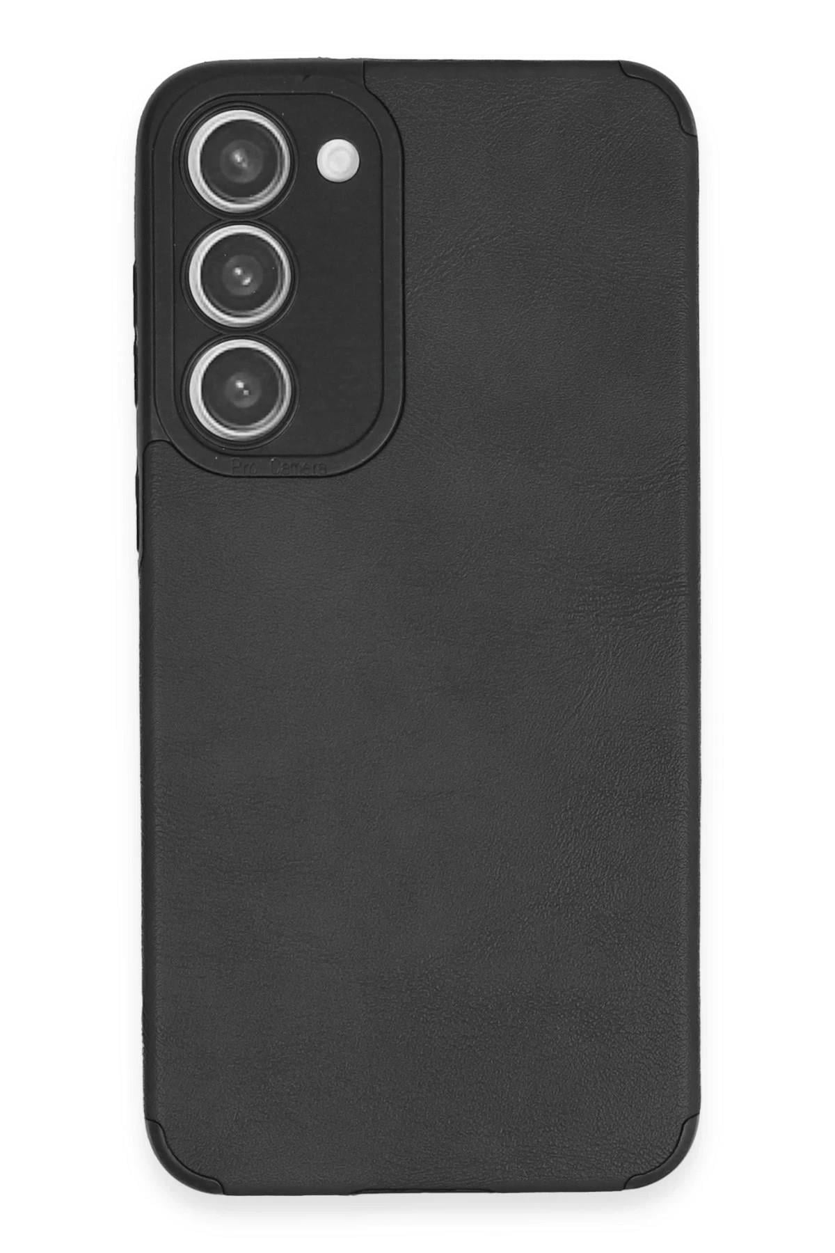 Mey İthalat®  Samsung Galaxy S23 Plus Kılıf Loop Deri Silikon - Siyah