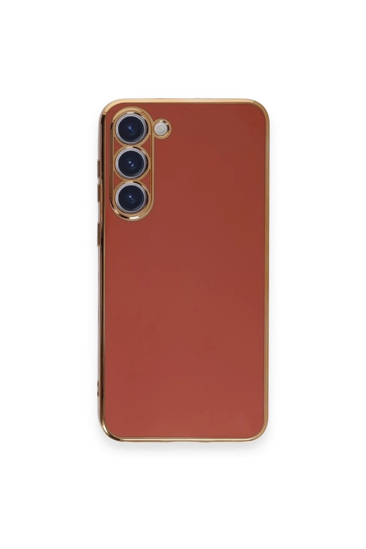 Mey İthalat®  Samsung Galaxy S23 Plus Kılıf Volet Silikon - Kırmızı