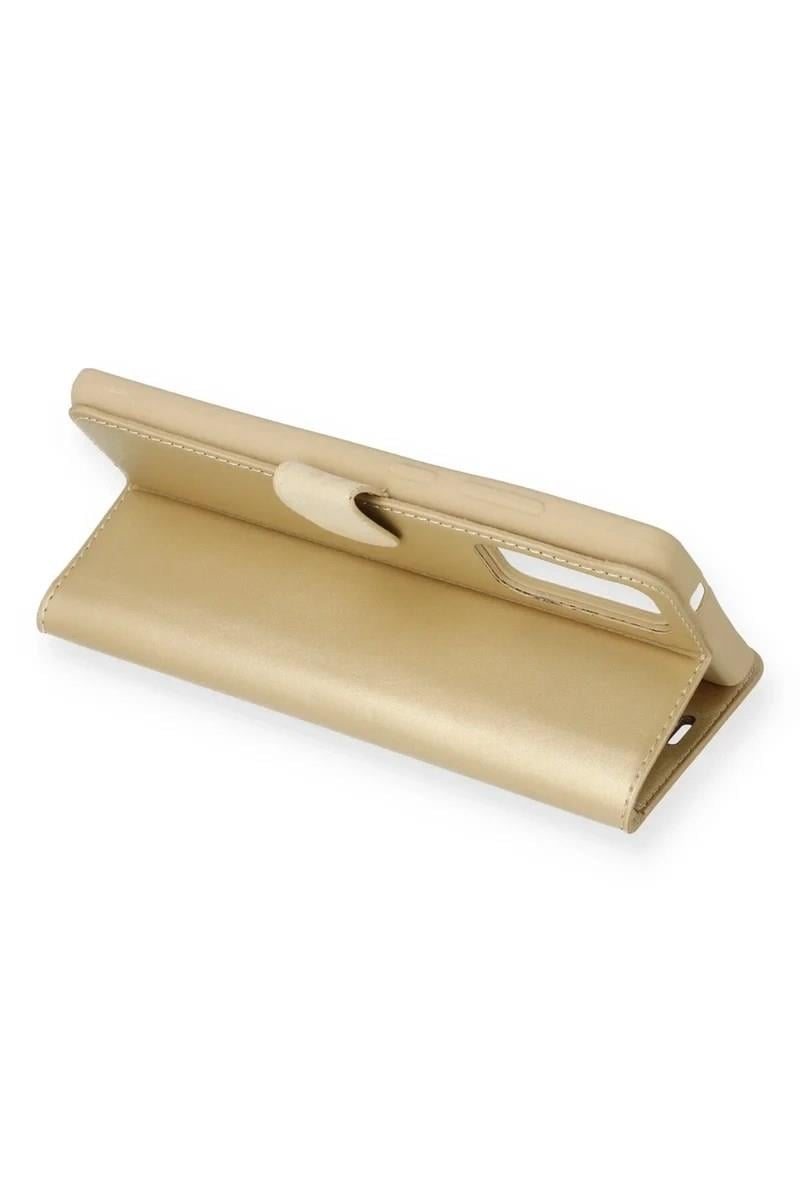 Mey İthalat®  Samsung Galaxy S23 Plus Trend S Plus Kapaklı Kılıf - Gold