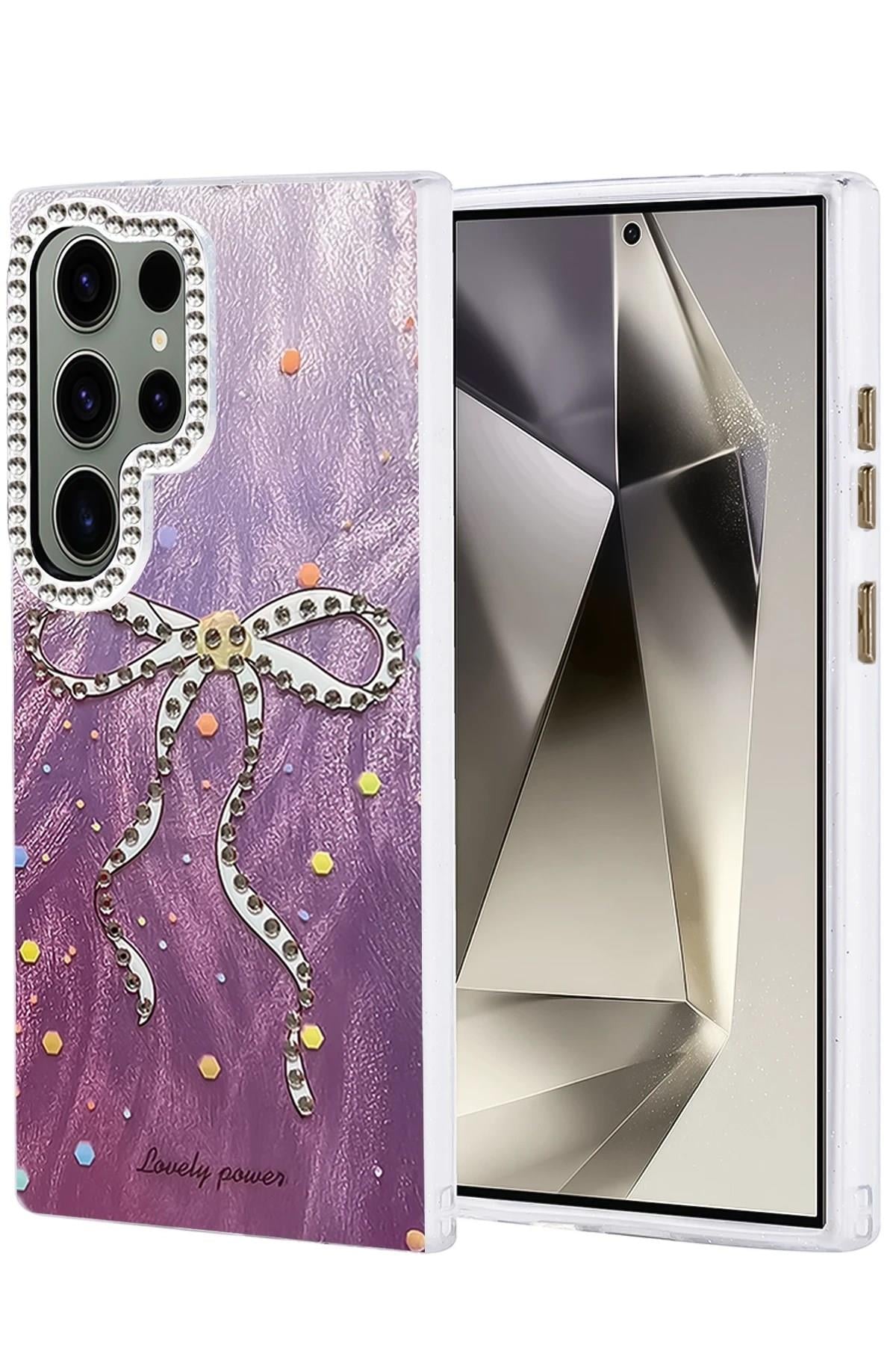 Mey İthalat®  Samsung Galaxy S23 Ultra Kılıf Blade Aynalı Desenli Kapak - Desen 1