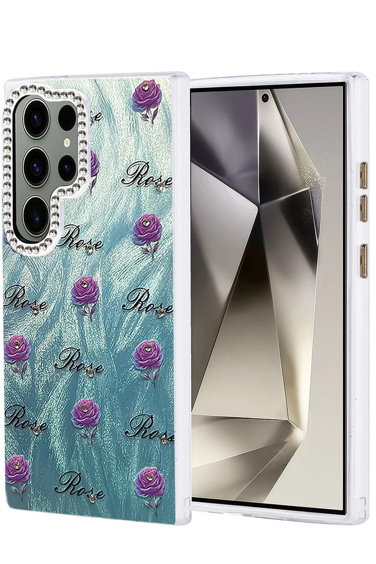 Mey İthalat®  Samsung Galaxy S23 Ultra Kılıf Blade Aynalı Desenli Kapak - Desen 9