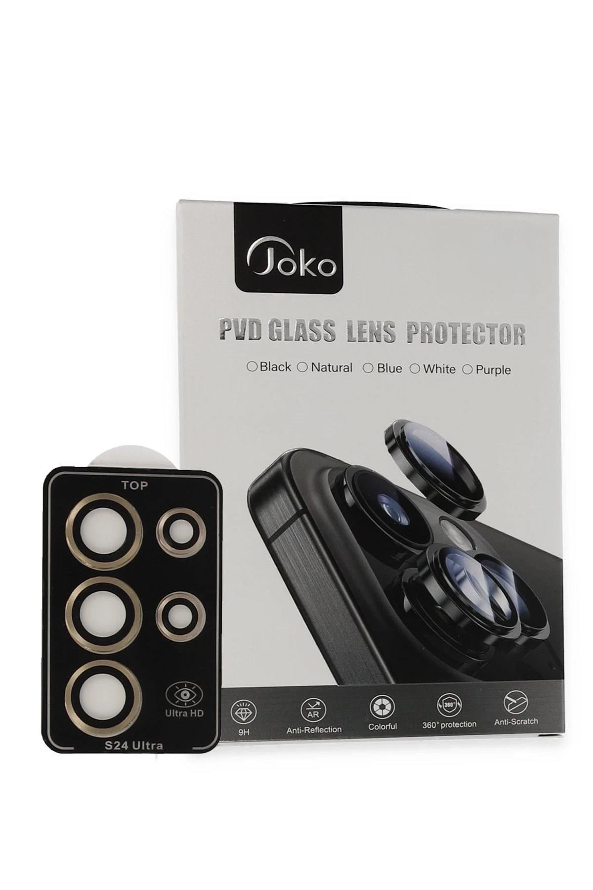 Mey İthalat®  Samsung Galaxy S23 Ultra PVD Metal Kamera Lens - Gold