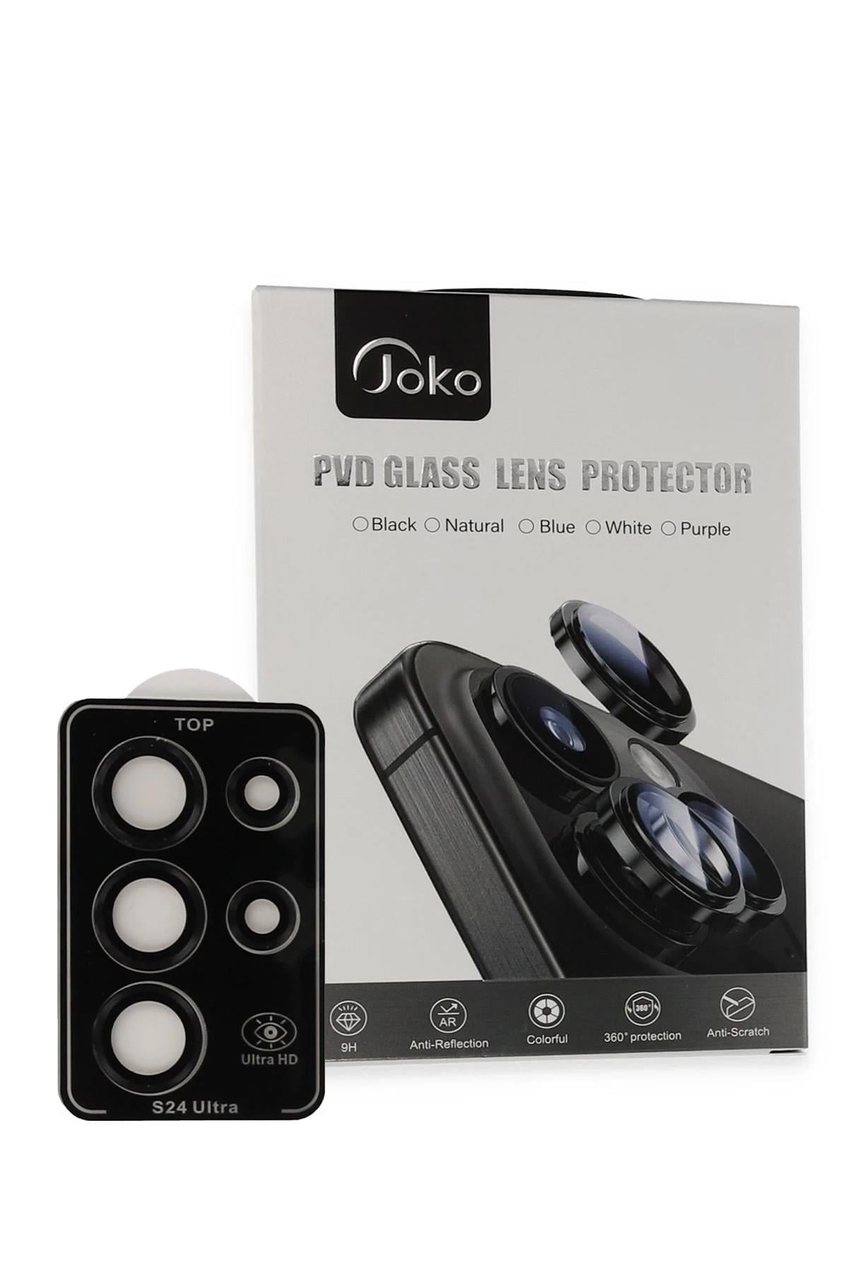 Mey İthalat®  Samsung Galaxy S23 Ultra PVD Metal Kamera Lens - Siyah