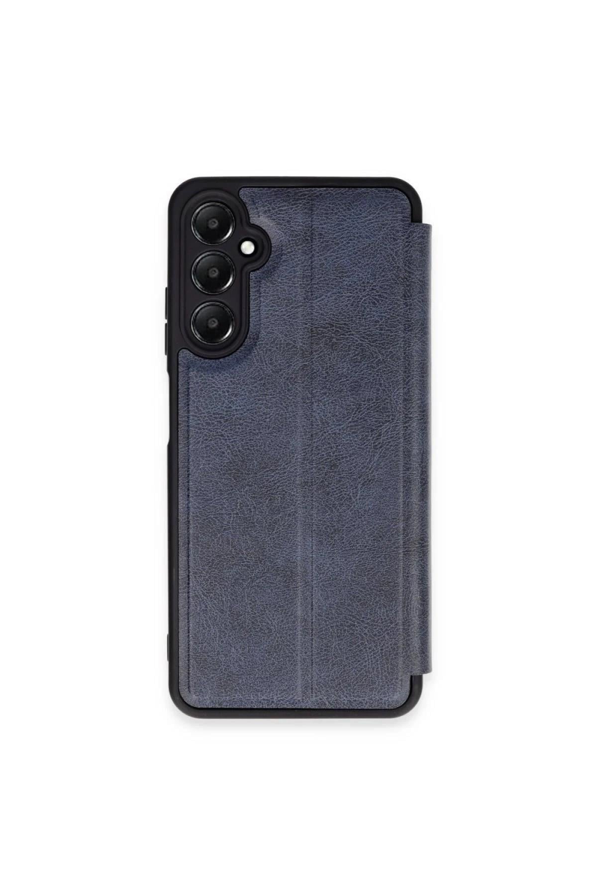 Mey İthalat®  Samsung Galaxy S24 FE Kılıf Flip Cover - Lacivert