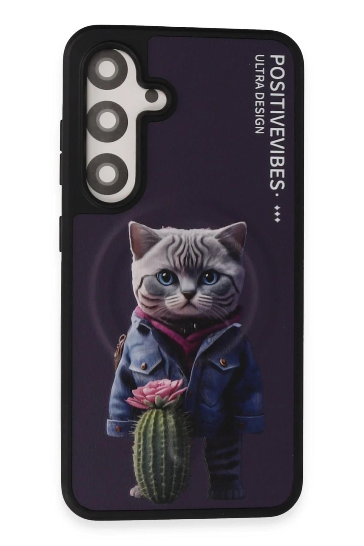 Mey İthalat®  Samsung Galaxy S24 Fun Magsafe Kapak - Derin Mor