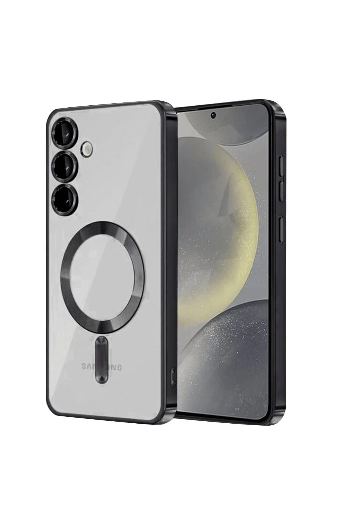 Mey İthalat®  Samsung Galaxy S24 Kılıf Kross Magneticsafe Kapak - Siyah