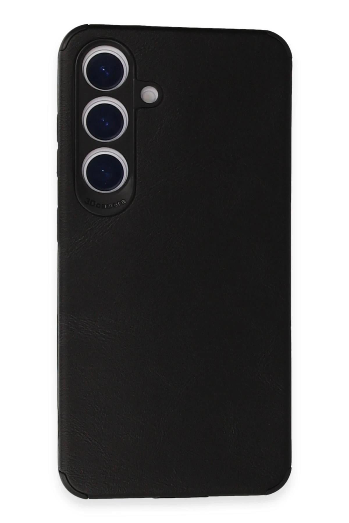 Mey İthalat®  Samsung Galaxy S24 Kılıf Loop Deri Silikon - Siyah