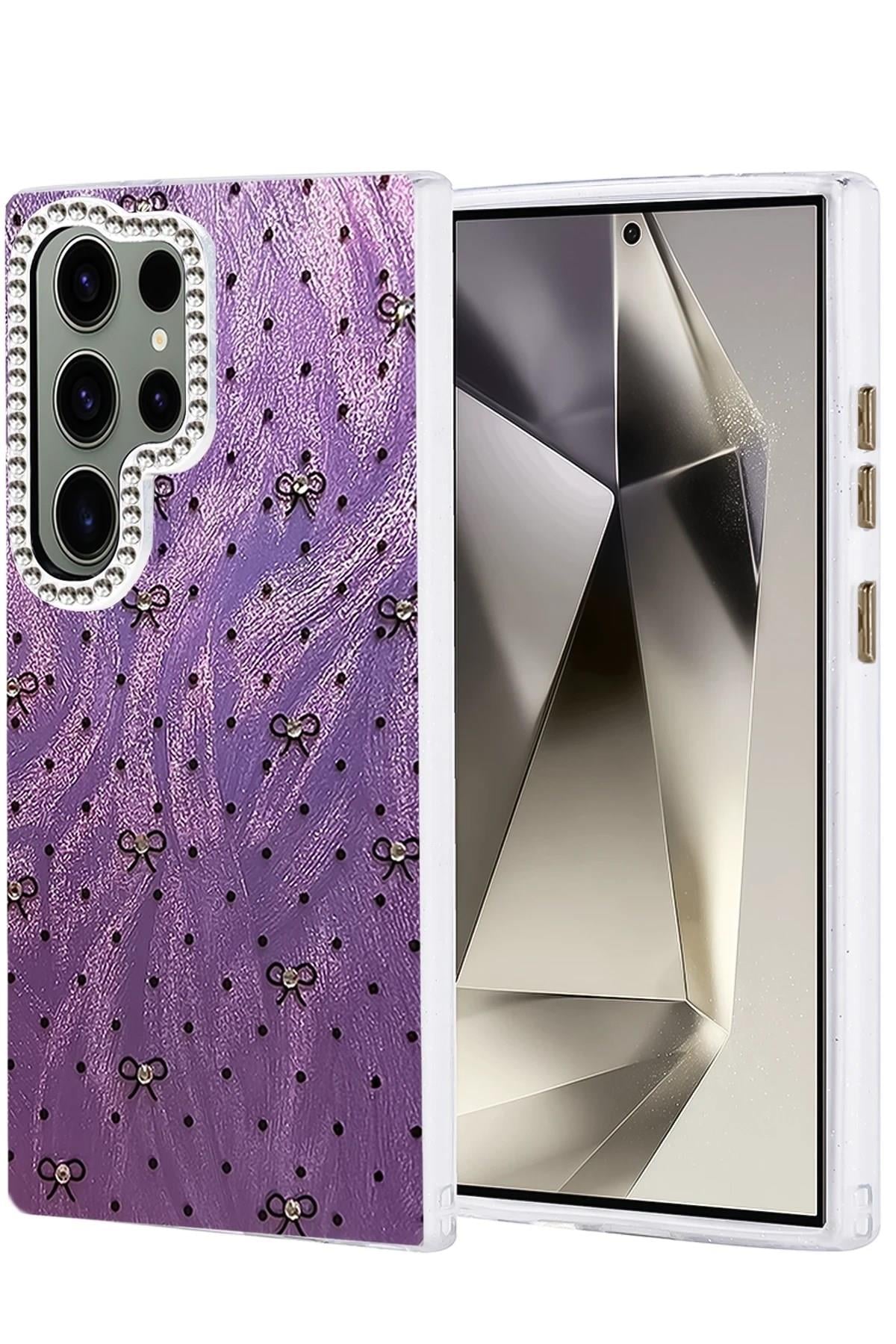 Mey İthalat®  Samsung Galaxy S24 Ultra Kılıf Blade Aynalı Desenli Kapak - Desen 2