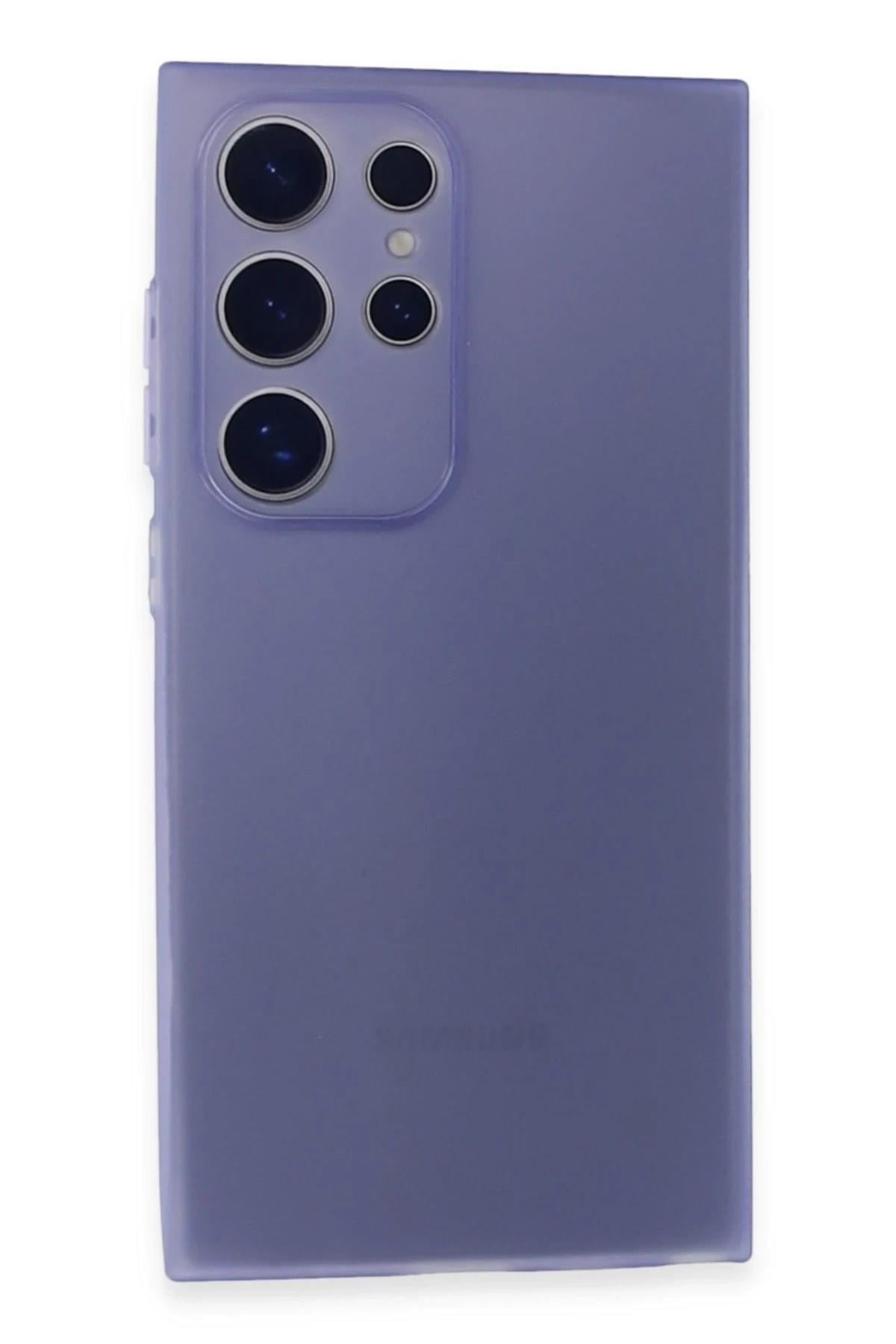 Mey İthalat®  Samsung Galaxy S24 Ultra Kılıf Puma Silikon - Mor