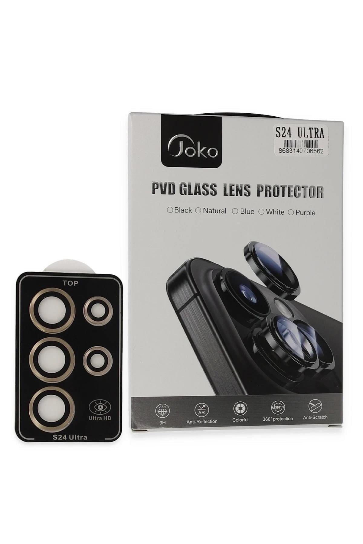 Mey İthalat®  Samsung Galaxy S24 Ultra PVD Metal Kamera Lens - Gold