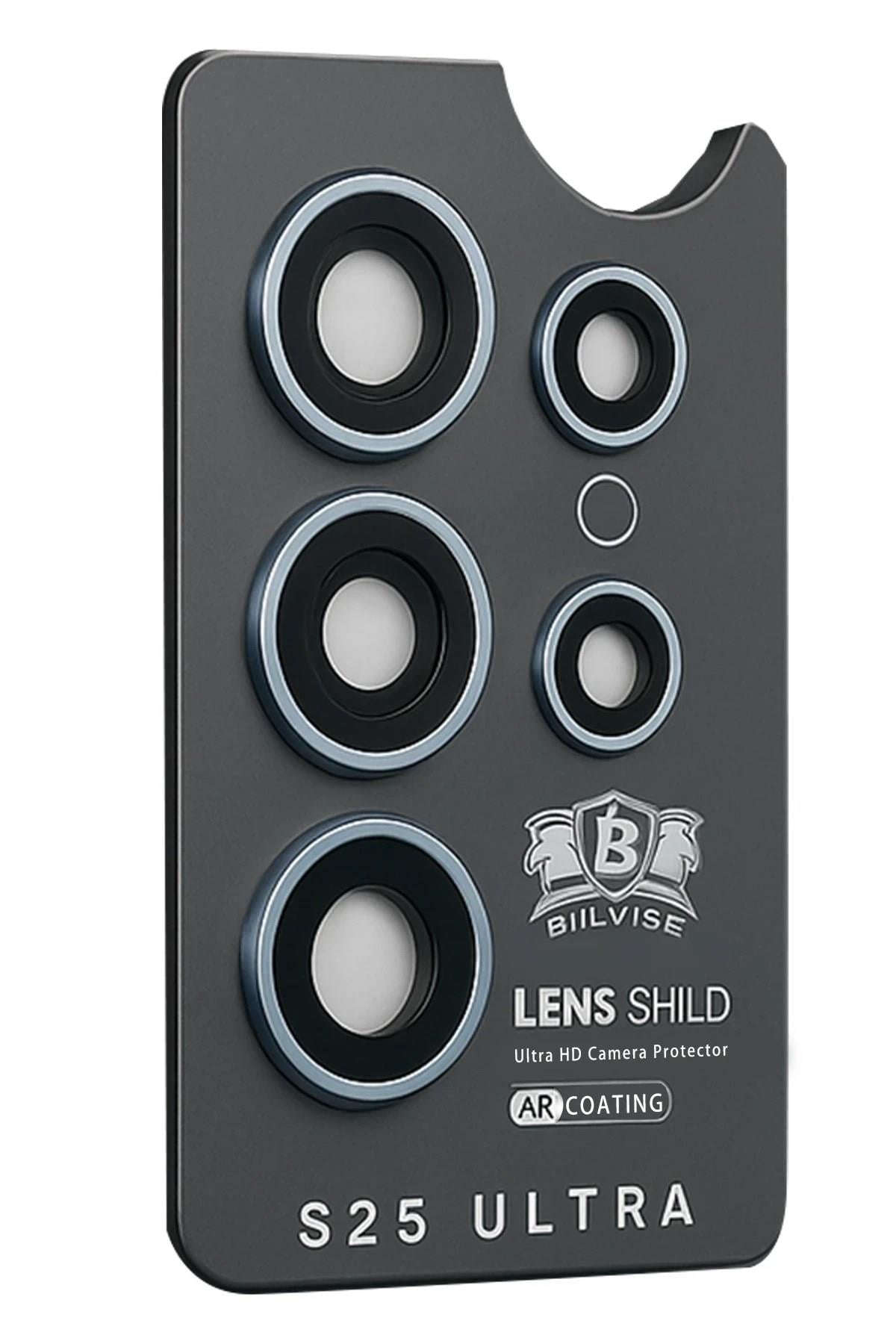Mey İthalat®  Samsung Galaxy S25 Ultra Bilvis Titan Kamera Lens - Lacivert