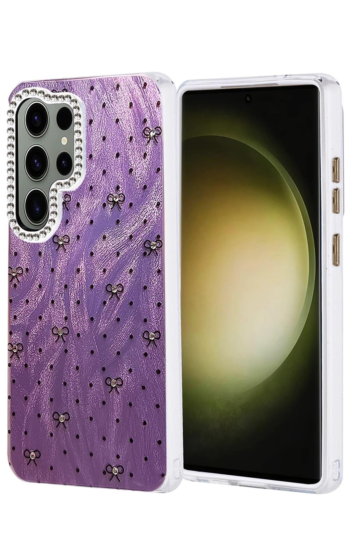 Mey İthalat®  Samsung Galaxy S25 Ultra Kılıf Blade Aynalı Desenli Kapak - Desen 2