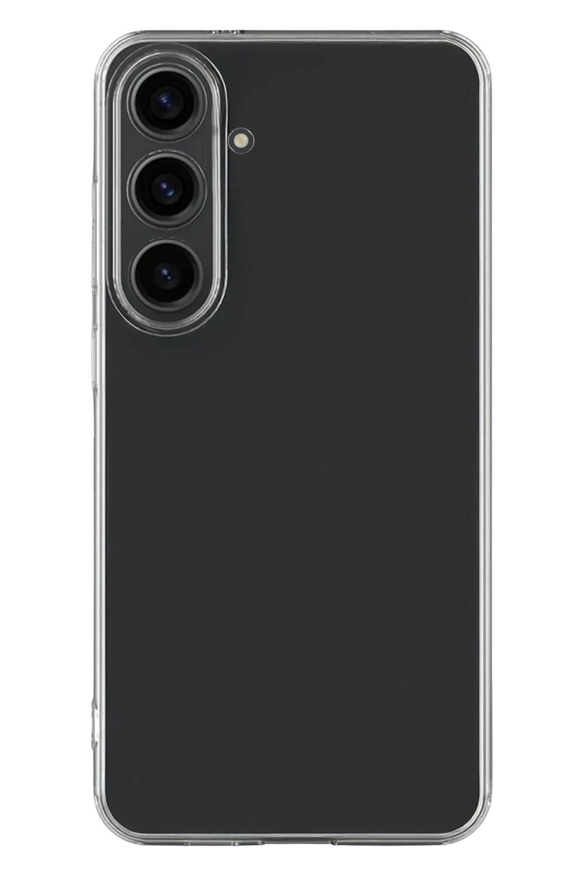Mey İthalat®  Samsung Galaxy S26 Lüx Şeffaf Silikon - Şeffaf