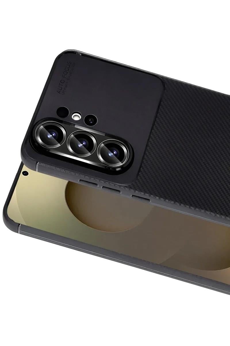 Mey İthalat®  Samsung Galaxy S26 Ultra Auto Focus Karbon Kapak - Siyah
