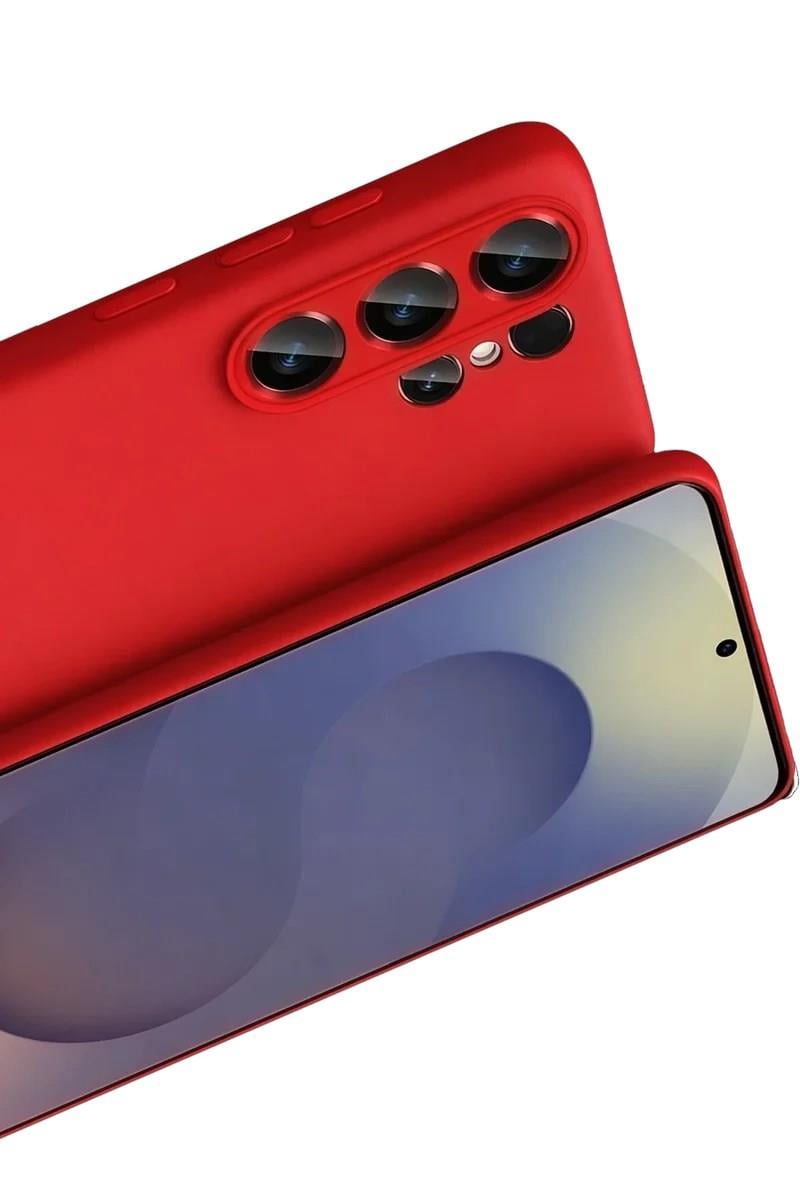 Mey İthalat®  Samsung Galaxy S26 Ultra First Silikon - Kırmızı