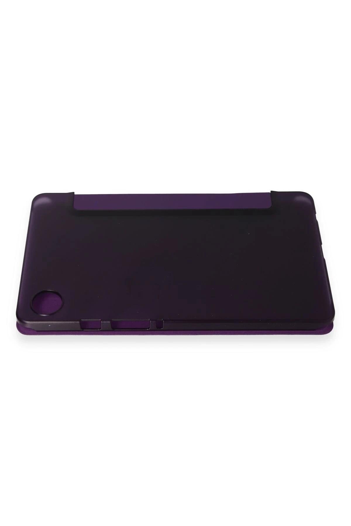 Mey İthalat®  Samsung Galaxy Tab A9 Kılıf Tablet Smart Kılıf - Mor