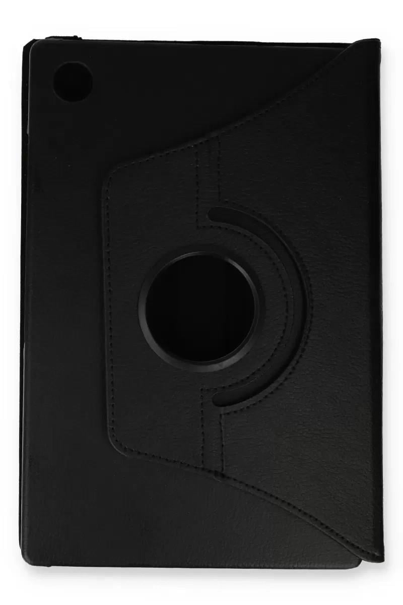 Mey İthalat®  Samsung Galaxy Tab A9 Plus Kılıf 360 Tablet Deri Kılıf - Siyah