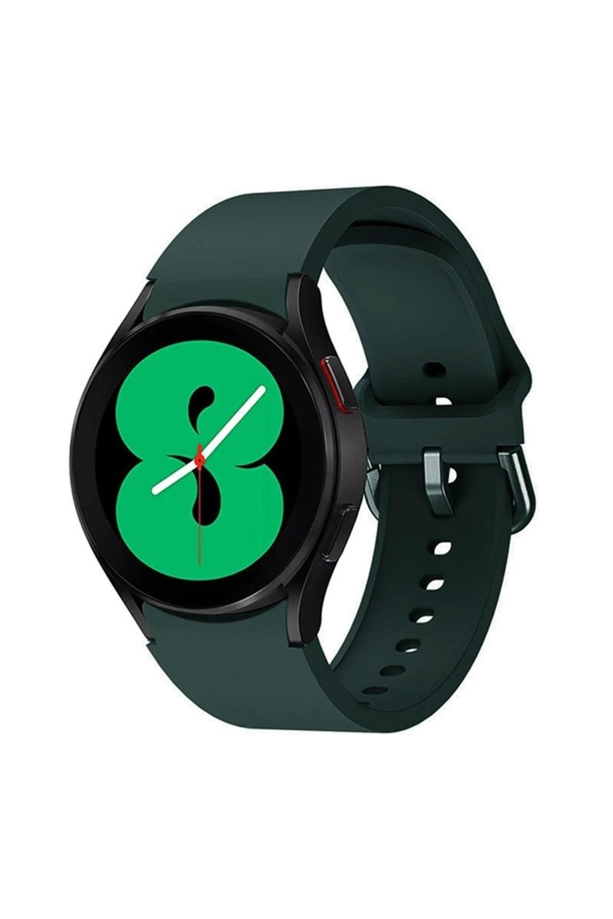 Mey İthalat®  Samsung Galaxy Watch 4 Klasik Kordon - Haki Yeşil