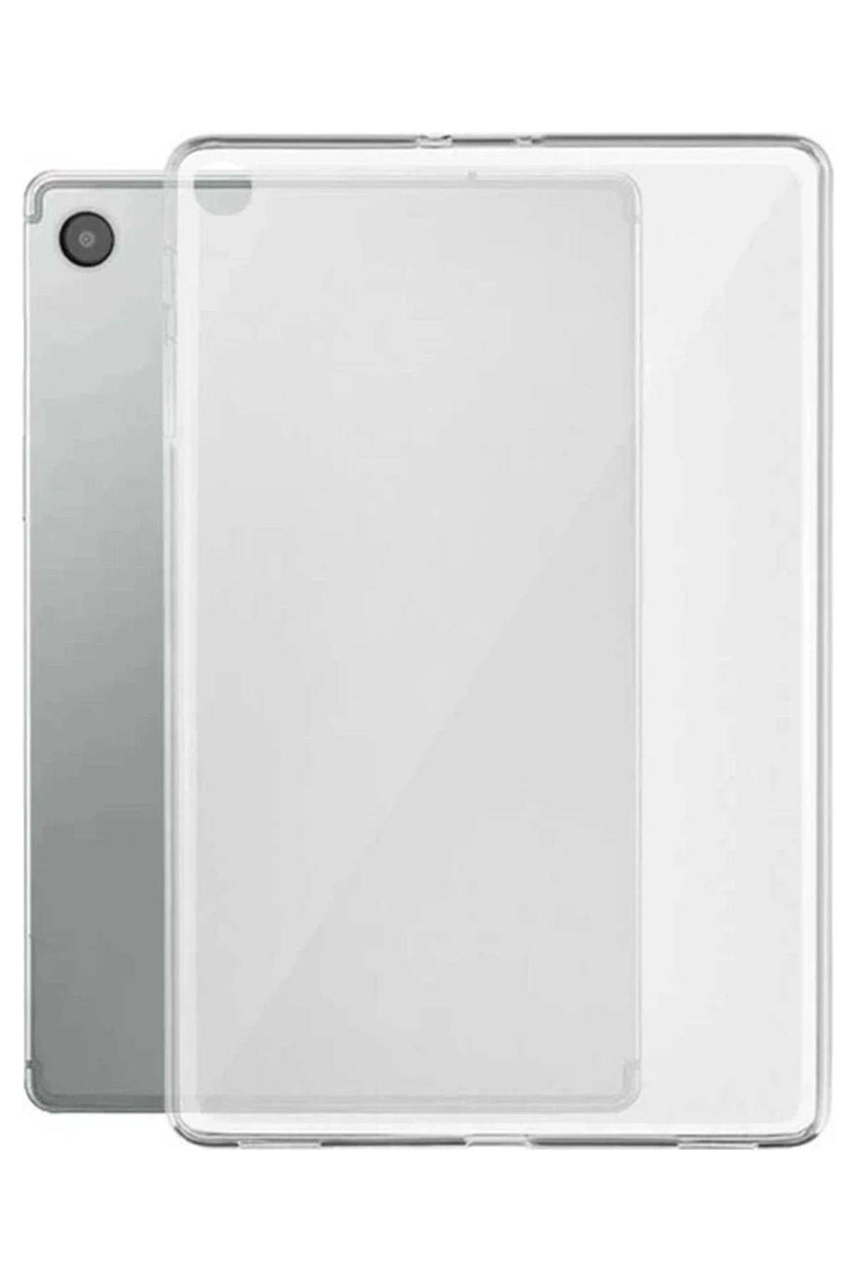Mey İthalat®  Samsung Galaxy X200 Tab A8 10.5 Kılıf Tablet Şeffaf Silikon - Şeffaf