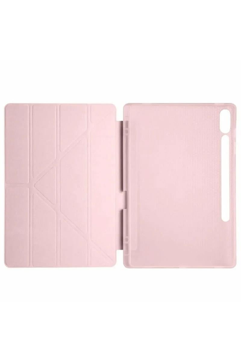 Mey İthalat®  Samsung Galaxy X510 Tab S9 FE 11 Kılıf Kalemlikli Mars Tablet Kılıfı - Rose Gold