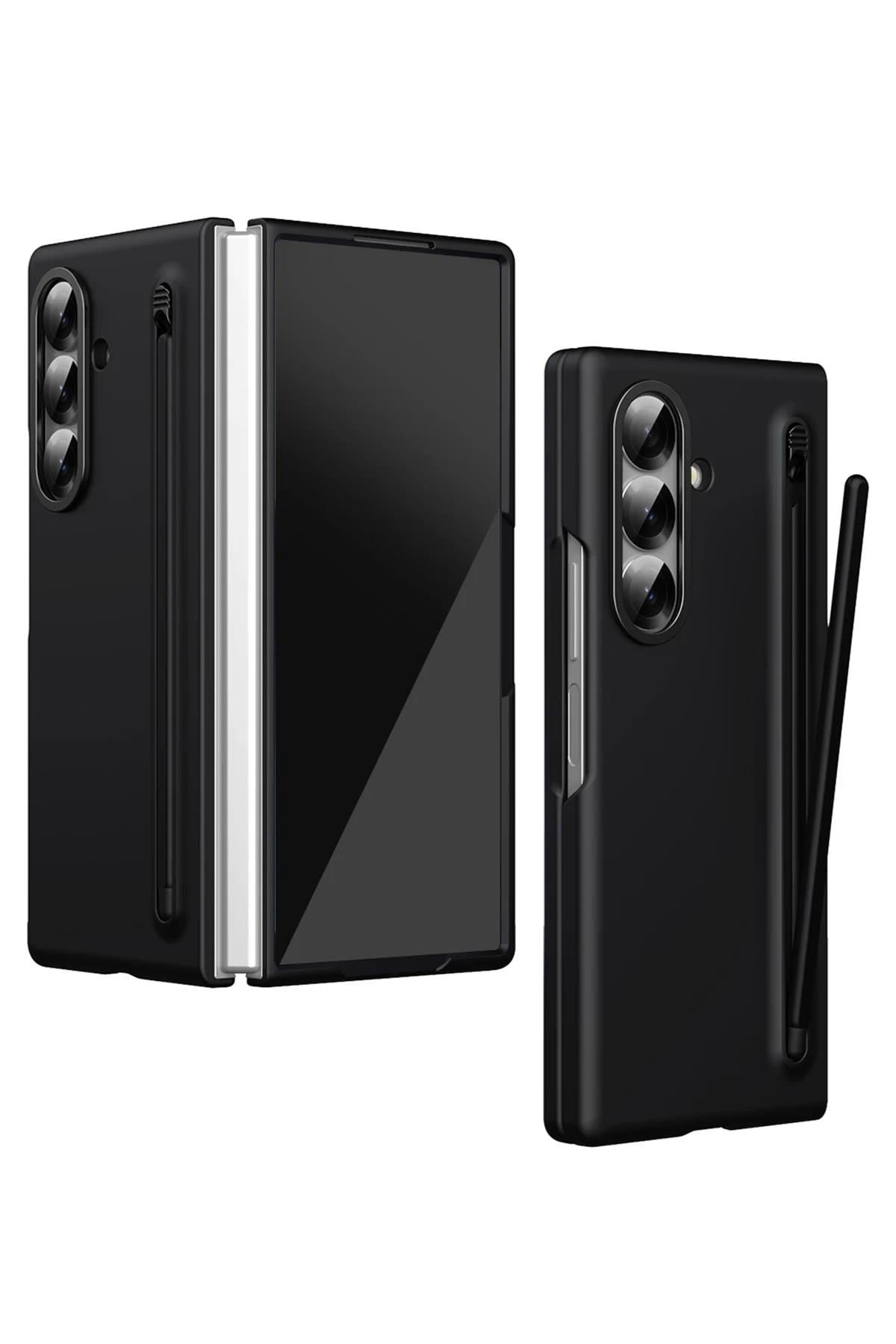 Mey İthalat®  Samsung Galaxy Z Fold 6 Hole Fold Kapak - Siyah