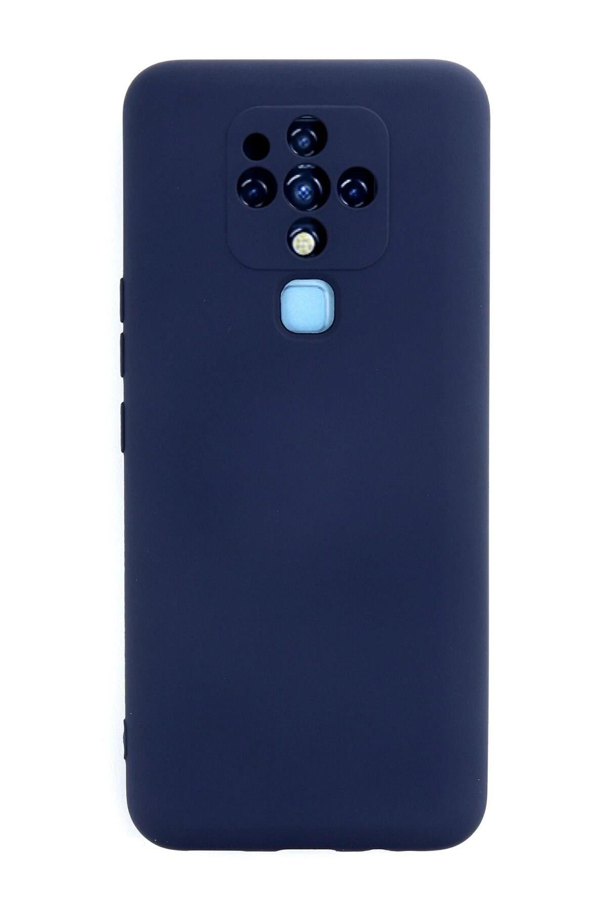 Mey İthalat®  Tecno Camon 16 Kılıf Nano içi Kadife Silikon - Lacivert