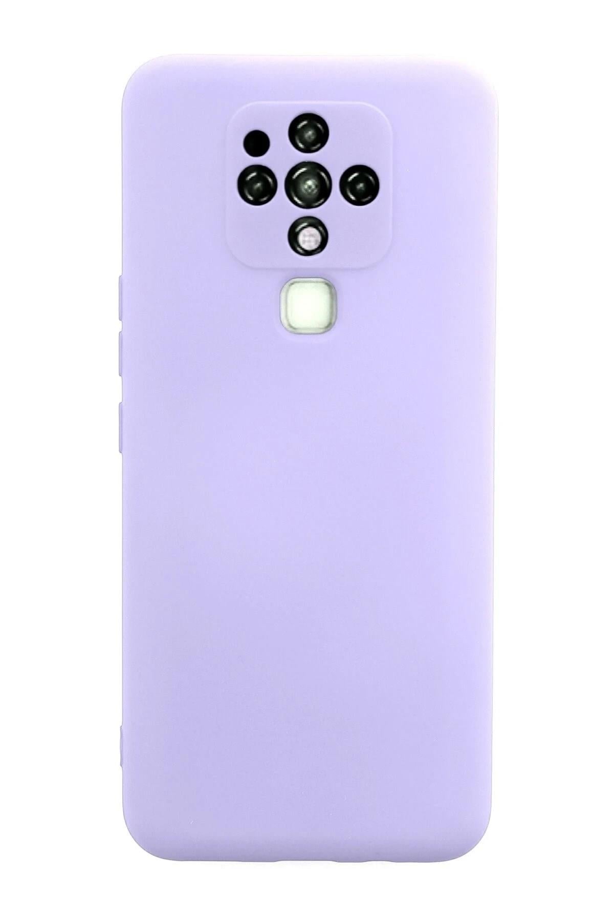 Mey İthalat®  Tecno Camon 16 Kılıf Nano içi Kadife Silikon - Lila