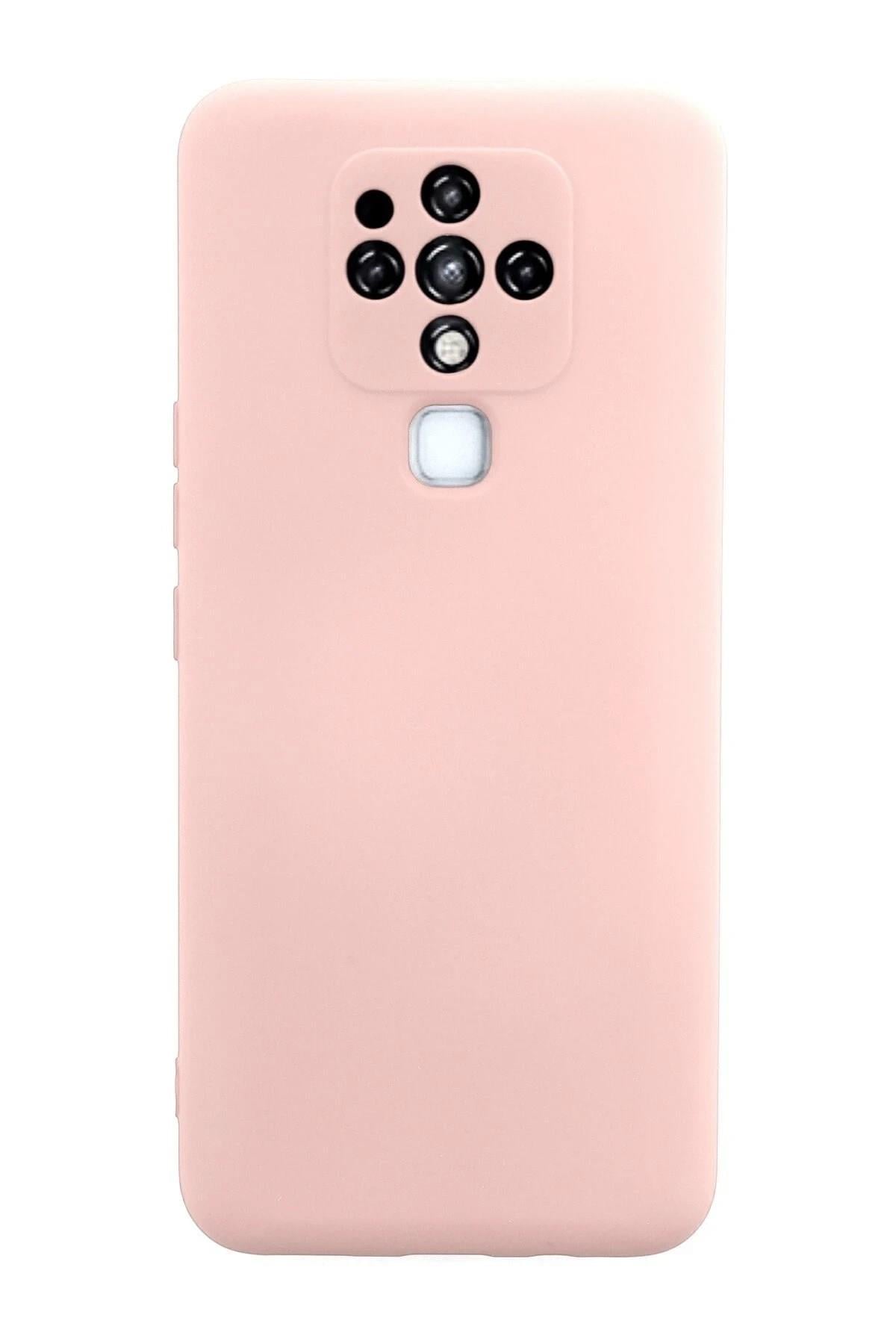 Mey İthalat®  Tecno Camon 16 Kılıf Nano içi Kadife Silikon - Pudra