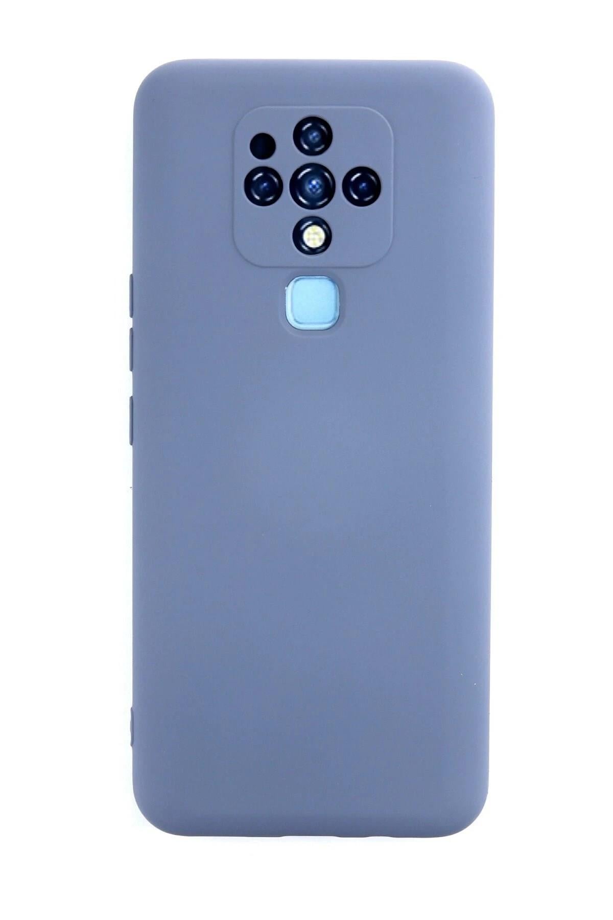 Mey İthalat®  Tecno Camon 16 Kılıf Nano içi Kadife Silikon - Gri