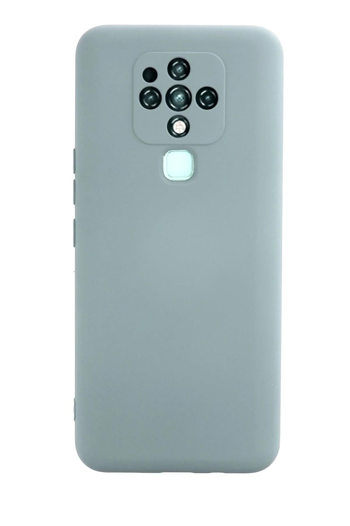Mey İthalat®  Tecno Camon 16 Kılıf Nano içi Kadife Silikon - Buz Mavisi