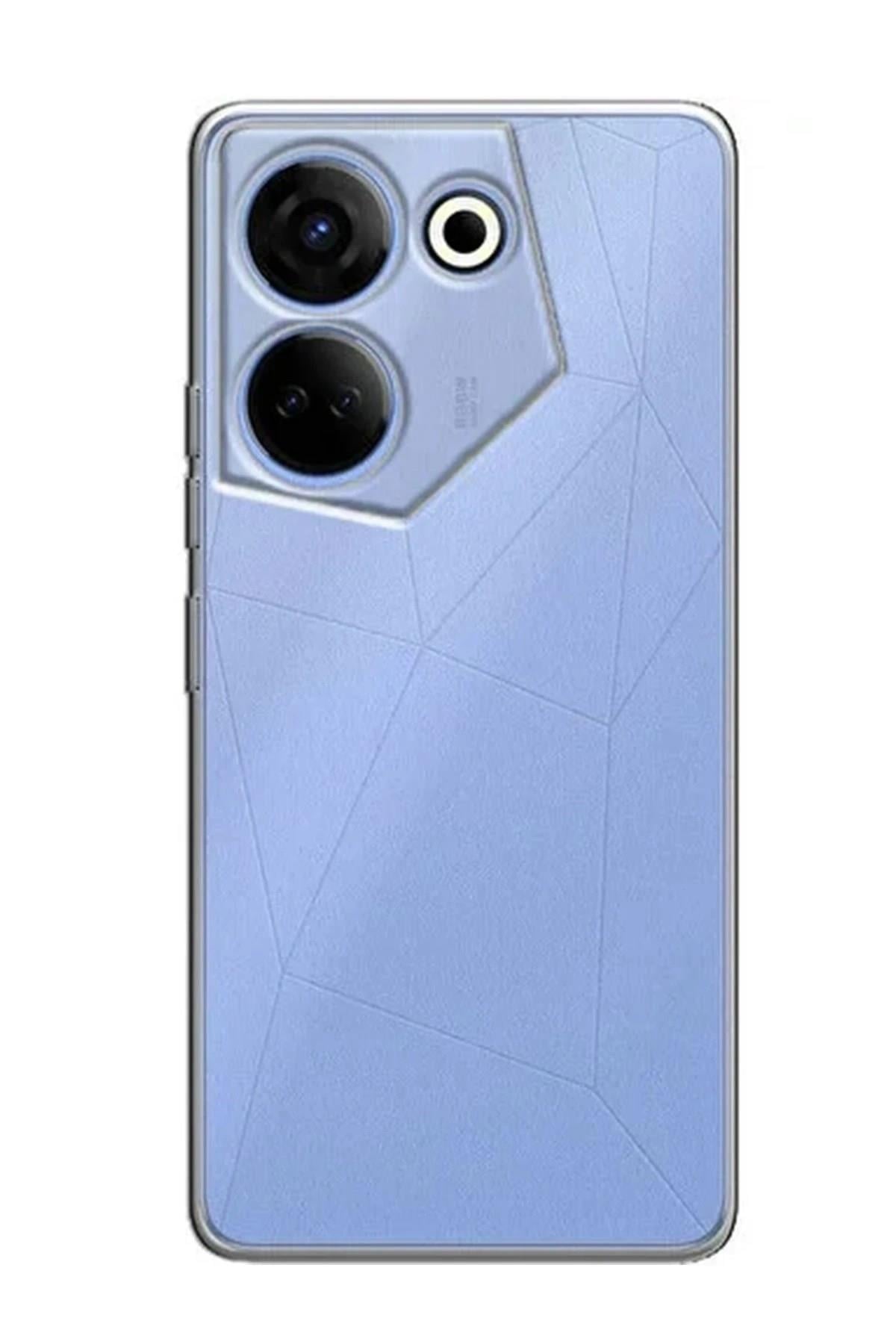 Mey İthalat®  Tecno Camon 20 Pro 5G Kılıf Lüx Şeffaf Silikon