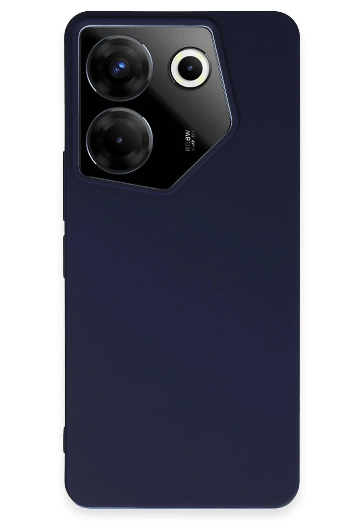 Mey İthalat®  Tecno Camon 20 Pro 5G Kılıf First Silikon - Lacivert