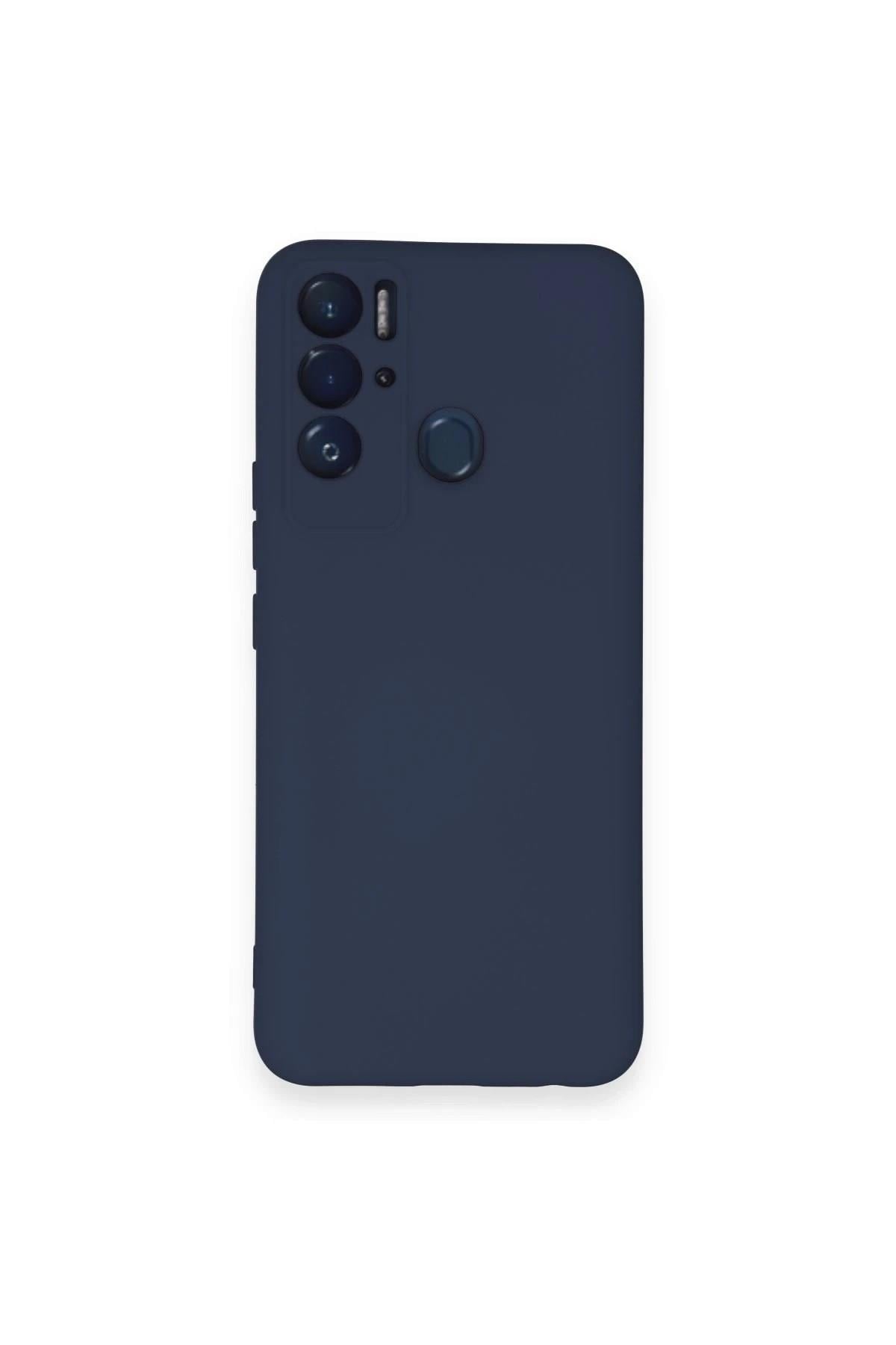 Mey İthalat®  Tecno Pova Neo Kılıf Nano içi Kadife Silikon - Lacivert