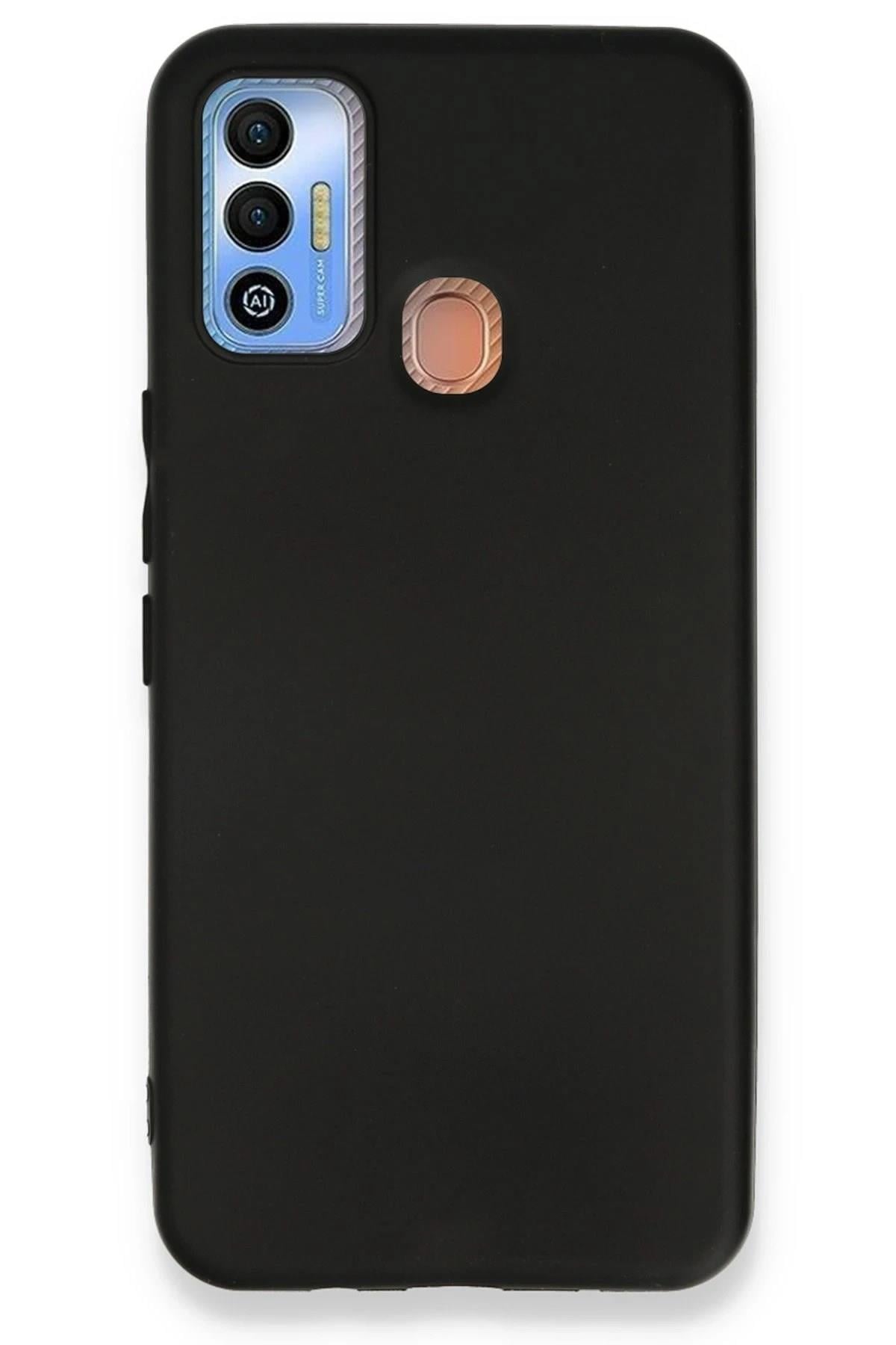 Mey İthalat®  Tecno Spark 7T Kılıf First Silikon - Siyah