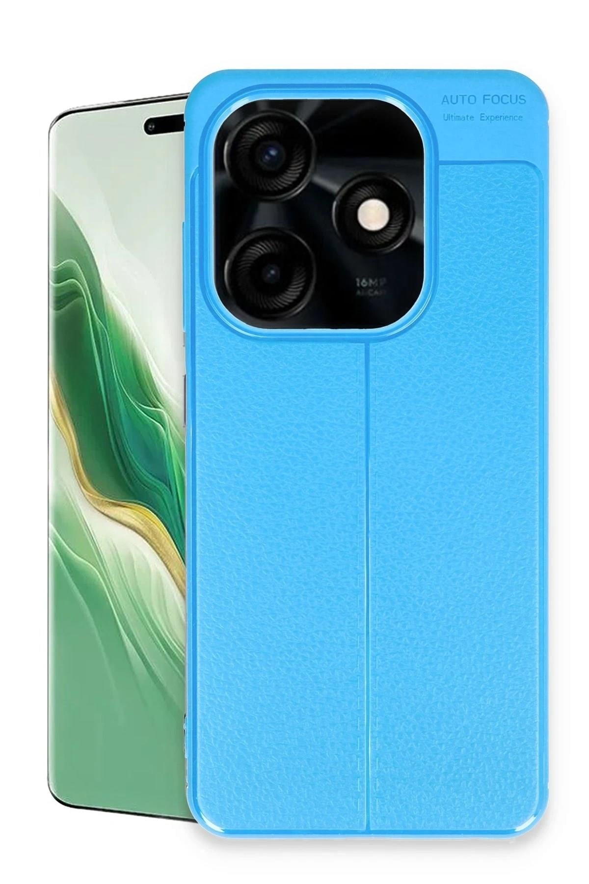 Mey İthalat®  Tecno Spark Go 2024 Kılıf Auto Focus Kapak - Mavi