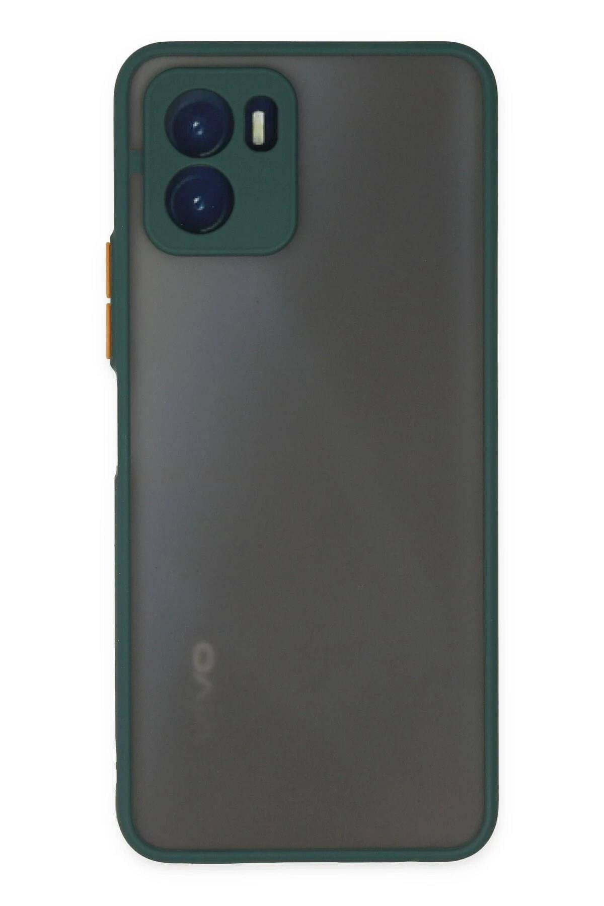 Mey İthalat®  Vivo Y15S Kılıf Montreal Silikon Kapak - Yeşil