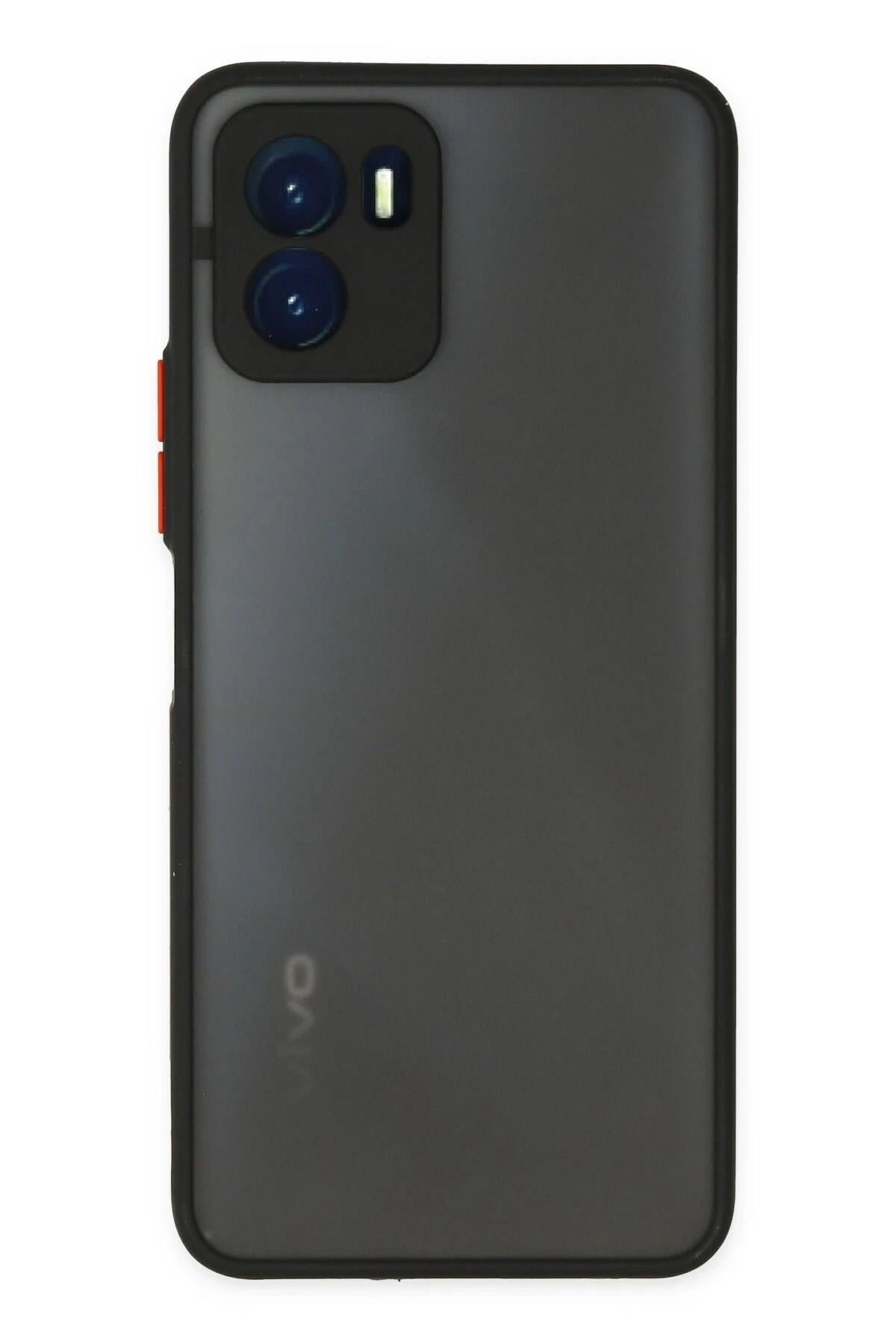 Mey İthalat®  Vivo Y15S Kılıf Montreal Silikon Kapak - Siyah