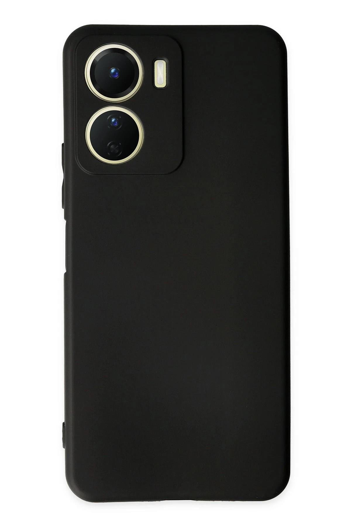 Mey İthalat®  Vivo Y16 Kılıf First Silikon - Siyah