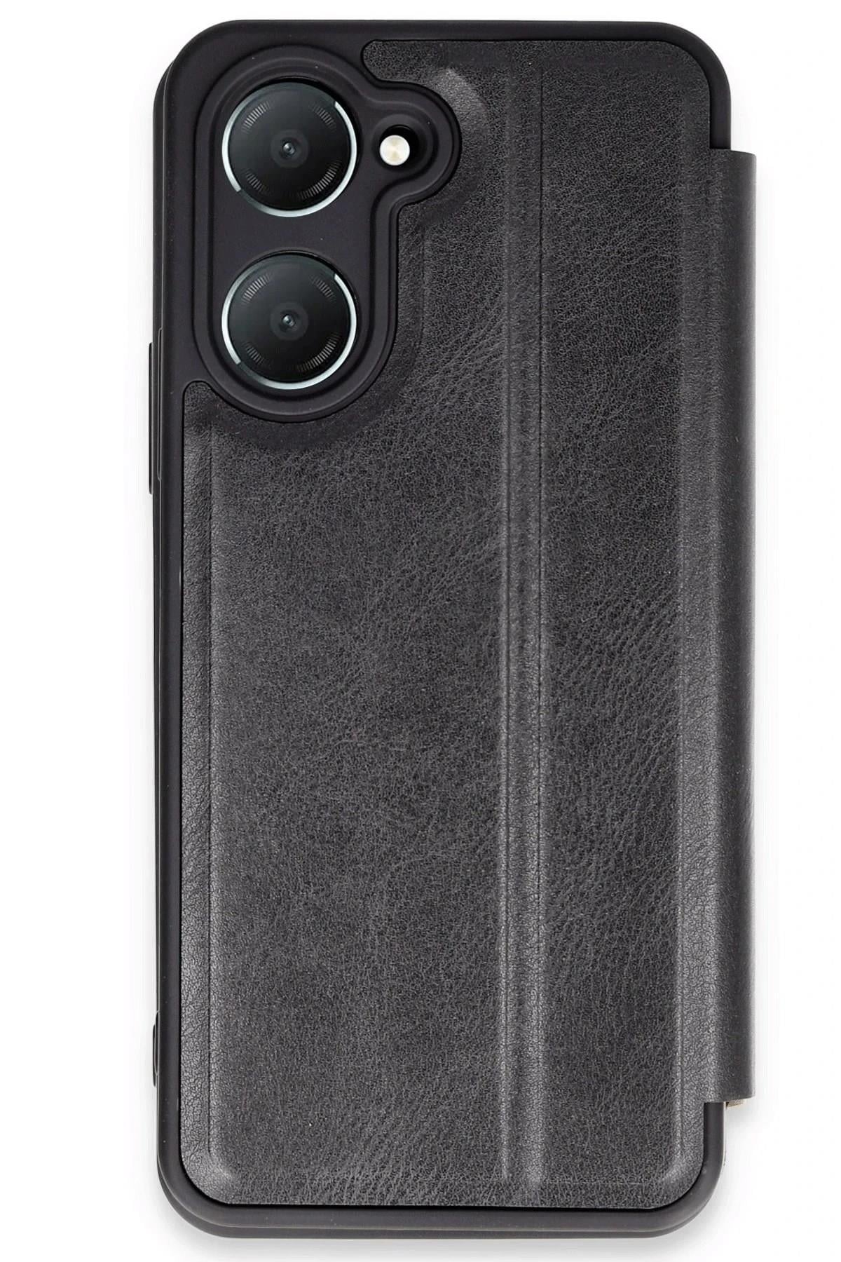 Mey İthalat®  Vivo Y18 Kılıf Flip Cover - Siyah