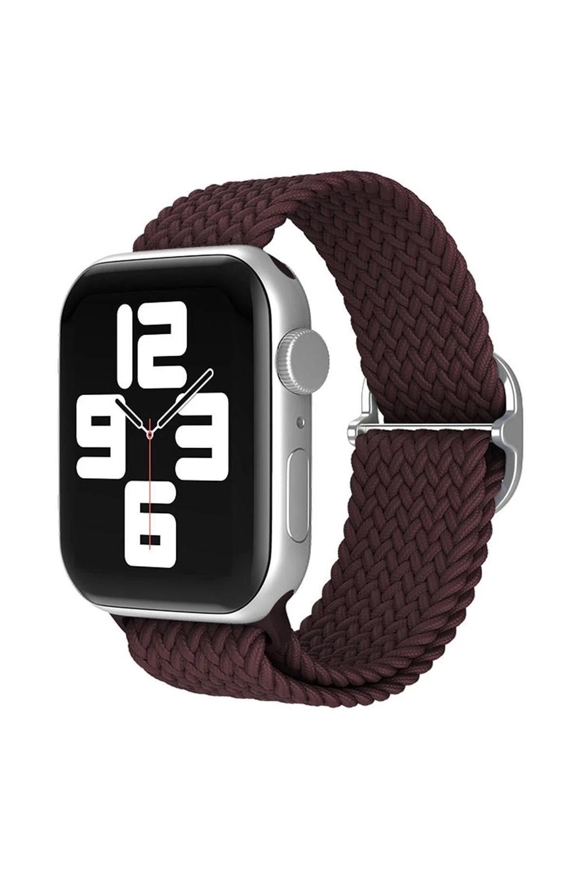 Mey İthalat®  Watch 20mm Star Kordon - Mürdüm