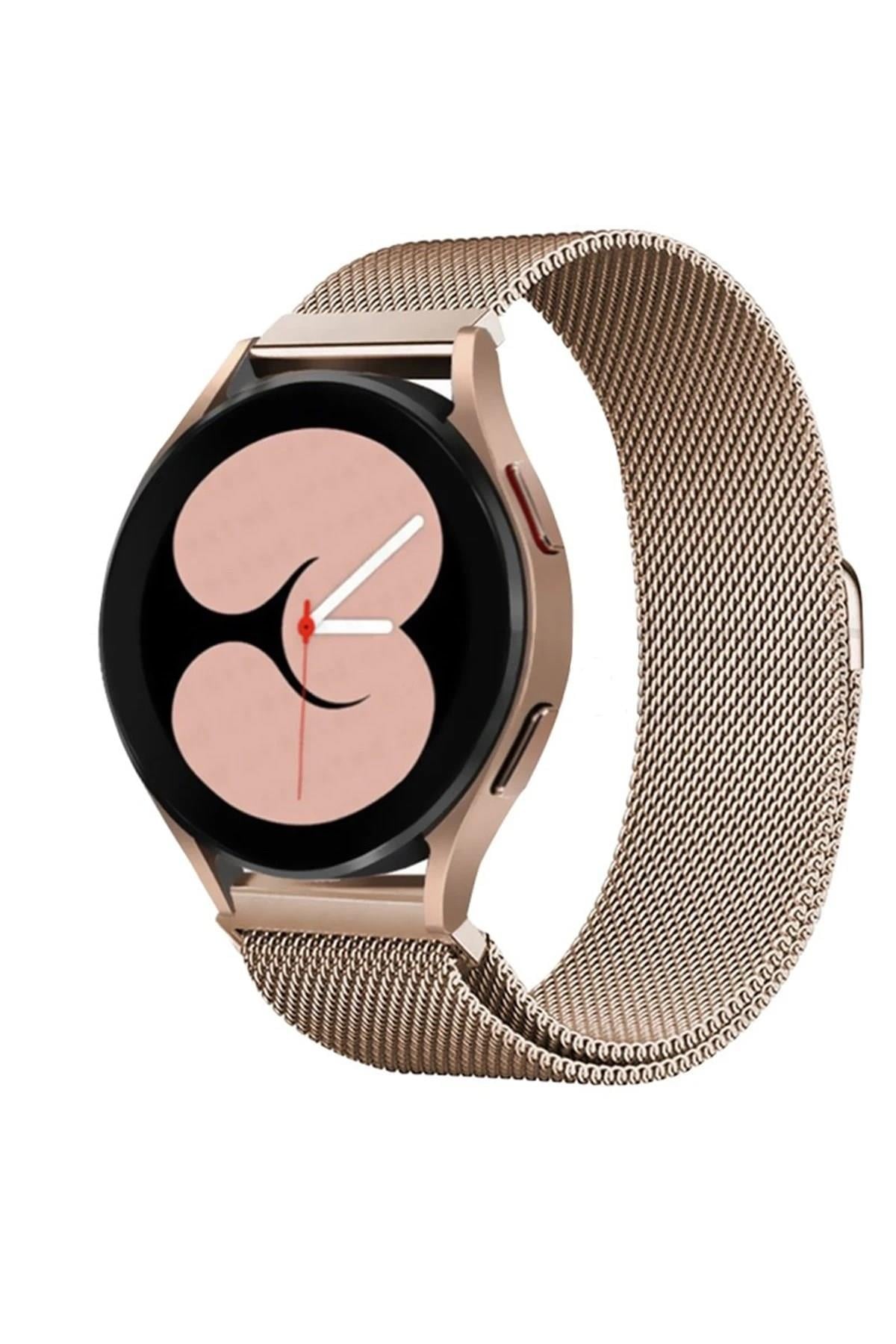 Mey İthalat®  Watch 22mm Metal Mıknatıslı Kordon - Bakır