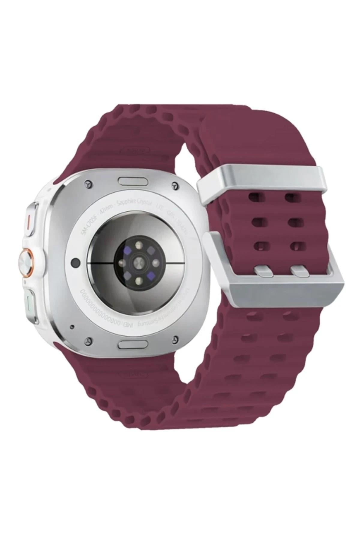 Mey İthalat®  Watch 7 Ultra KR417 Rug Silikon Kordon - Mor