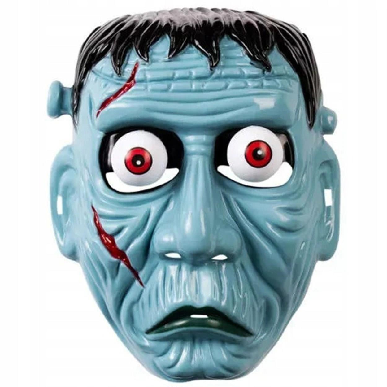 Mey İthalat® Frankenstein Temalı Sallanan Oynar Gözlü Maske