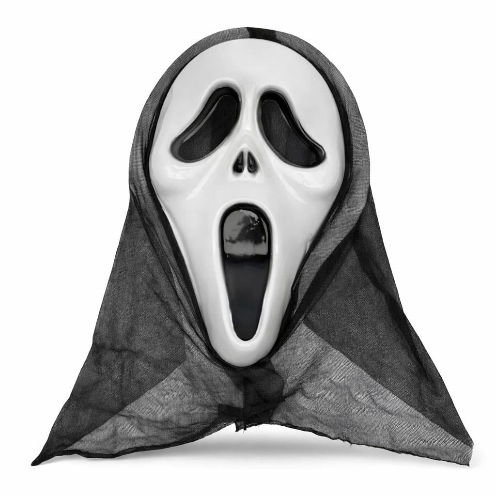 Mey İthalat® Kapşonlu Çığlık Maskesi Scream Maskesi - Hayalet Maskesi 33x21 cm