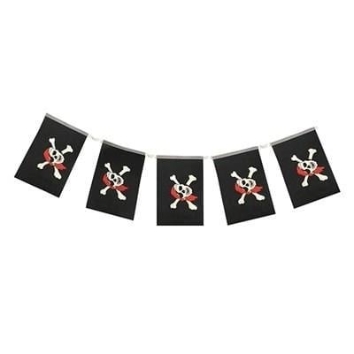 Mey İthalat® Korsan Partisi Korsan Logo Baskılı Flama Süs Afiş Süsleme 8 li