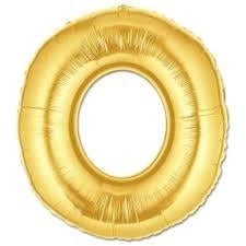 Mey İthalat® O Harf Folyo Balon Altın Renk  40 inç