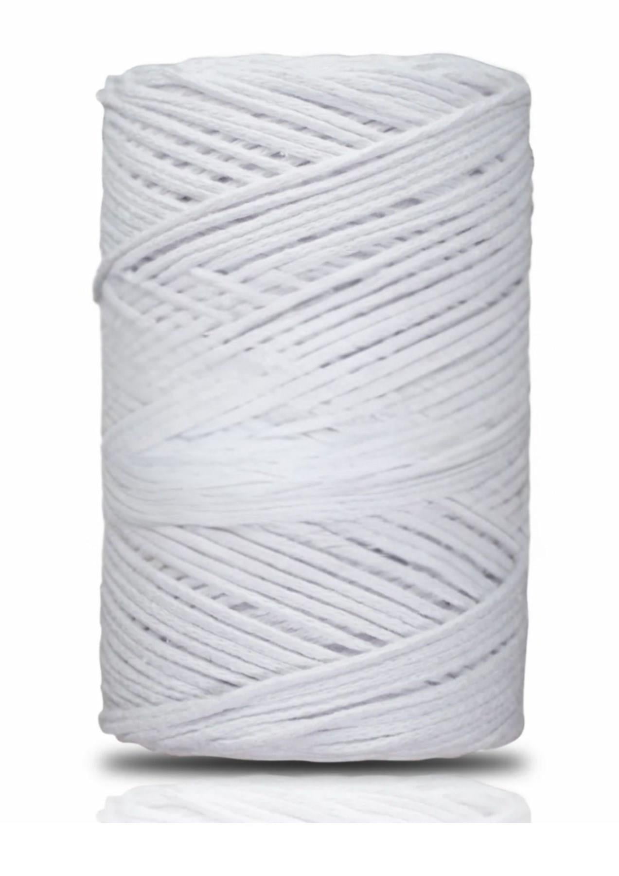 Pamuk Makrome 2 Mm Beyaz