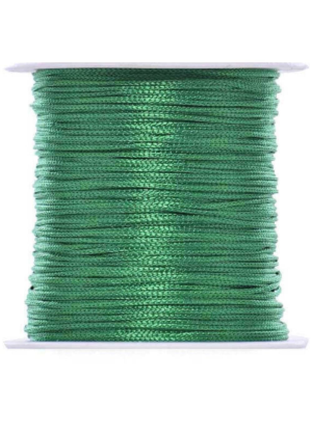 Paraşüt İpi, Bileklik-kolye Örgü İpi 1 Mm 50 Metre Yeşil